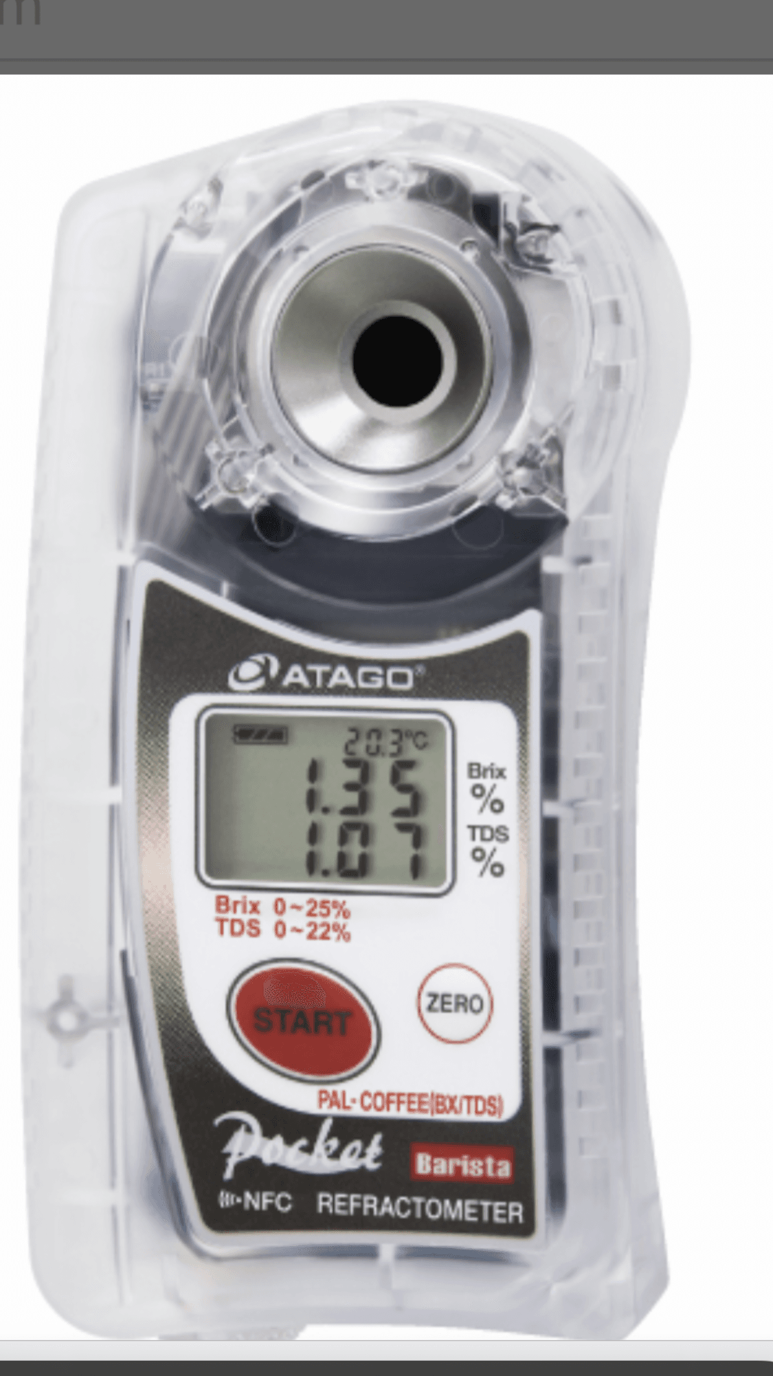 KHÚC XẠ KẾ ĐIỆN TỬ ĐO ĐỘ NGỌT TDS COFFEE KHÚC XẠ KẾ ĐIỆN TỬ ĐO ĐỘ NGỌT TDS COFFEE